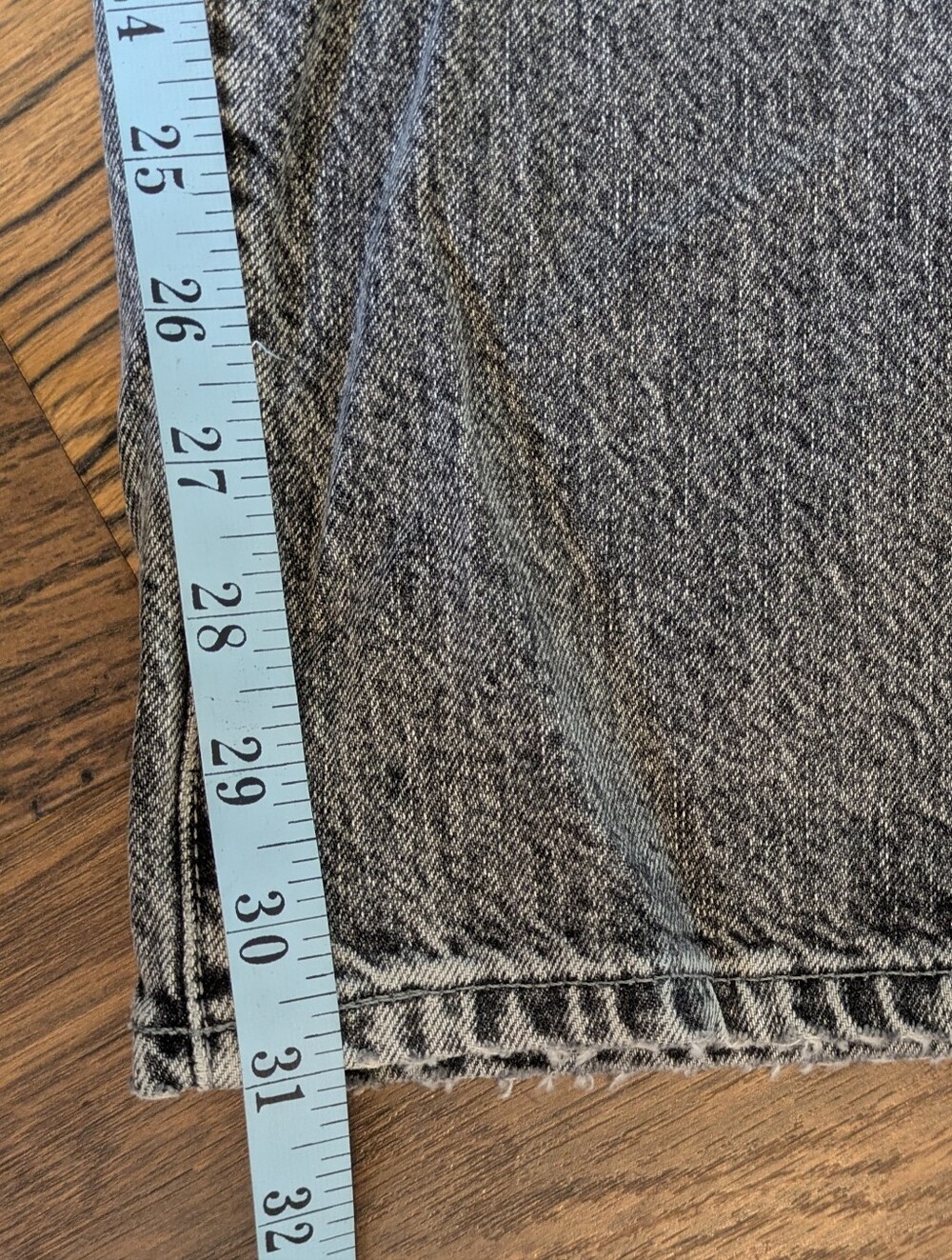 AG Adriano Goldschmied Clove 26 Relaxed Vintage Straight Jeans Grey Acid NWOT - Picture 6 of 8
